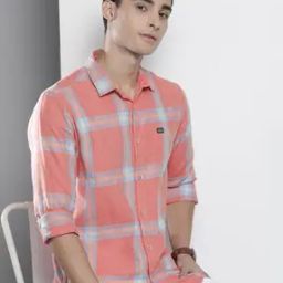 Checked Shirt with Patch Pocket-image-3
