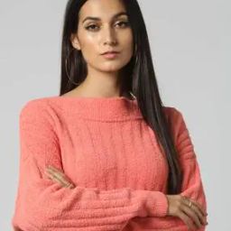 Towel-Knit Boat-Neck Pullover-image-64
