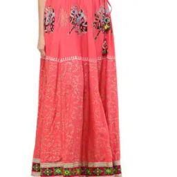 Women Embroidered Ghagra with Drawstring Waist-picture-35