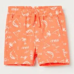 Boys Regular Fit Abstract Shorts-picture-5