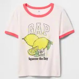 Girls Graphic Print Relaxed Fit Cotton Round-Neck T-Shirt-image-72