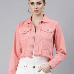 Women Blouson Jacket with Button-Closure-image-25