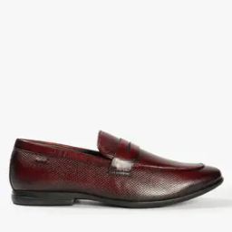 Men Leather Penny Loafers-40