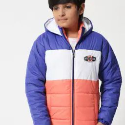Colourblock Quilted Jacket with Slip Pockets-picture-8