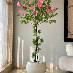 Artificial Pink Bauhinia Plant -image-5
