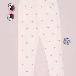 pantaloons junior Girls Heart Print Slim Jeggings-picture-26