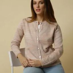allen solly Women Cardigan with Button-Closure-picture-1