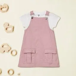 max Girls Pinafore Dress with T-Shirt-picture-42