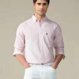 u.s. polo assn. Men Striped Tailored Fit Shirt-picture-40