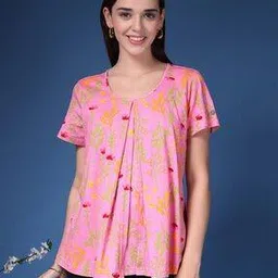 zelena Women Floral Print Relaxed Fit Top-picture-20