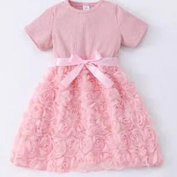 hopscotch Girls Embellished Fit and Flare Dress-picture-37