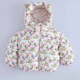 hopscotch Girls Zip-Front Quirky Print Jacket-picture-39