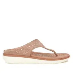 bata Women Open-Toe Slip-On Flat Sandals-picture-49