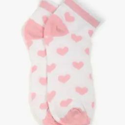 yousta Women Heart Print Ankle-Length Socks-picture-45