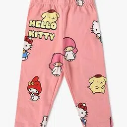 inf frendz Girls Hello Kitty Print Regular Fit Leggings-picture-27