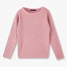 kg frendz Girls Ribbed Round-Neck Sweatshirt-picture-28