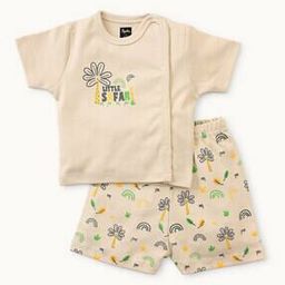 Boys Graphic Print Jabla & Shorts Set-picture-14