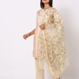 Jamdhani Foil Print Dupatta-image-99