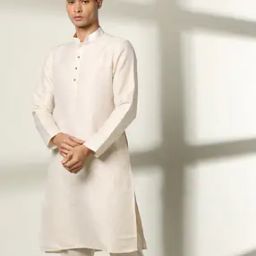 Jacquard Slim Fit Kurta-image-59