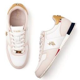 Women Logo Print Low-Top Lace-Up Sneakers-image-2