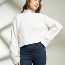 Women Cable-Knit Winterwear Sweater-picture-45