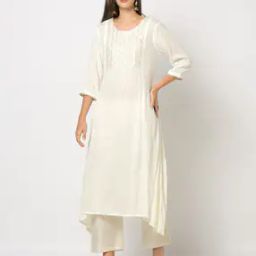 Women Embroidered A-Line Kurta-62