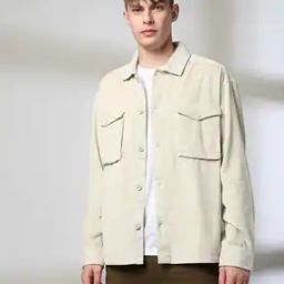 Men Corduroy Slim Fit Shacket-picture-12