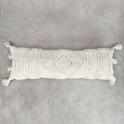 Rectangular Shaped Body Cushion with Tasseled Edges 14" x 40"-image-21