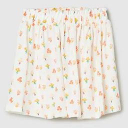 Girls Floral Print A-Line Skirt-picture-45