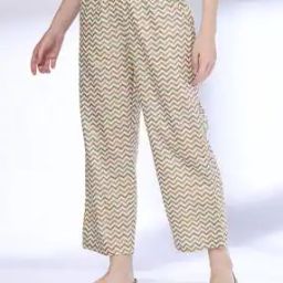 Women Chevron Print Straight Pants-picture-28