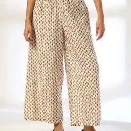 Women Floral Print Relaxed Fit Pleated Pants-image-49