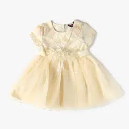 inf frendz Girls Embroidered Fit & Flare Dress-picture-43