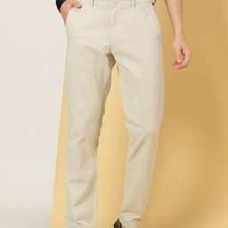 thomas scott Men Slim Fit Flat-Front Chinos-picture-49