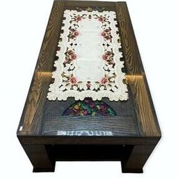 Embroidered Cutwork Table Runner 33" x 15"-image-81