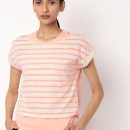Striped Twofer Crew-Neck T-shirt-picture-17