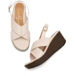 Women Open-Toe Slip-On Wedges-image-8