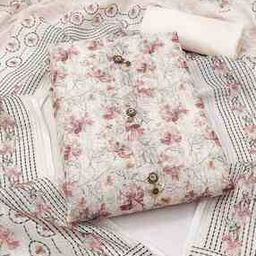 peachmode Wome Floral Print 3-Piece Dress Material-picture-7