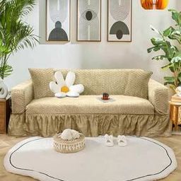 Stretchable 3-Seater Sofa Cover-14