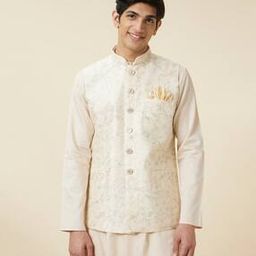 Floral Print Nehru jacket-34