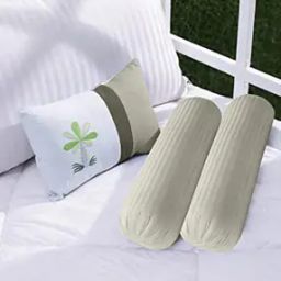 Pack of 2 Striped Bolster Covers-7