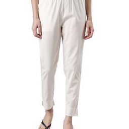 Cotton Pants with Elasticated Waist & Insert pockets-8