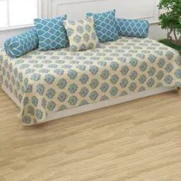 Set of 6 Printed Cotton Diwan Set-picture-18
