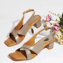froh feet Women Open-Toe Chunky-Heeled Sandals-picture-30