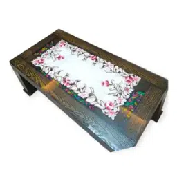 Embroidered Cutwork Table Runner 33" x 15"-image-31