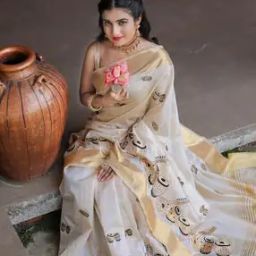 Assam Silk Embroidery work Saree Traditional Saree-image-35