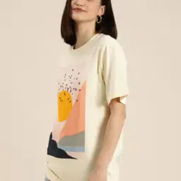 Graphic Print Crew-Neck Oversized T-shirt-image-71