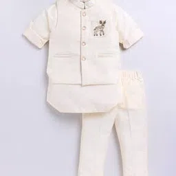 Boys Kurta Pyjama Set-image-7