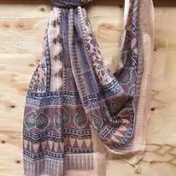 Floral Print Tasseled Dupatta-image-42