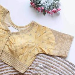 Women Embroidered Front Open Blouse-image-70