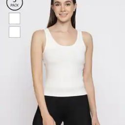 WomenPack of 3 Cut and Sew Seam Camisole-image-71